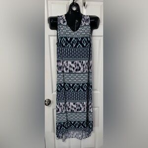Lane Bryant Mixed Print High-Low Maxi Dress w/Pockets Size 18/20